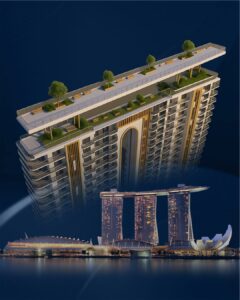 where inspiration meets imagination.aura skyrise brings the iconic essence of marina bay sands t