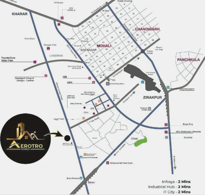 Aerotro Homes Location Map